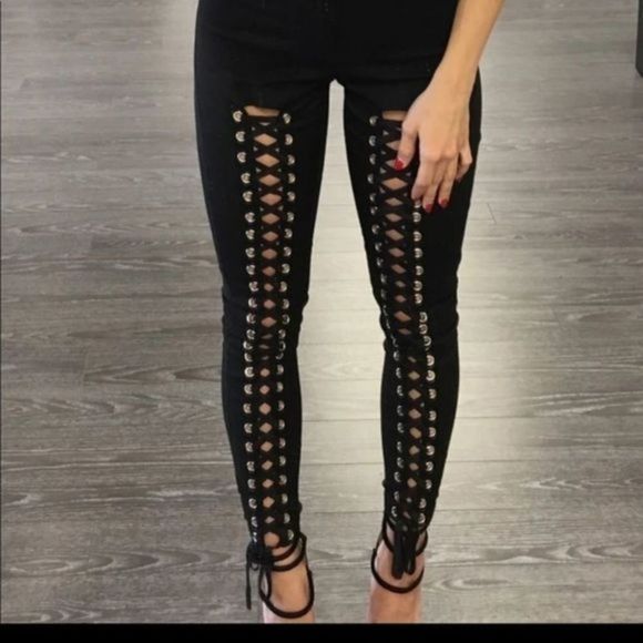 Pants - Women’s High Waist Pencil Leggings Stretchy